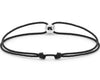 black interlaced cord bracelet le 1g
